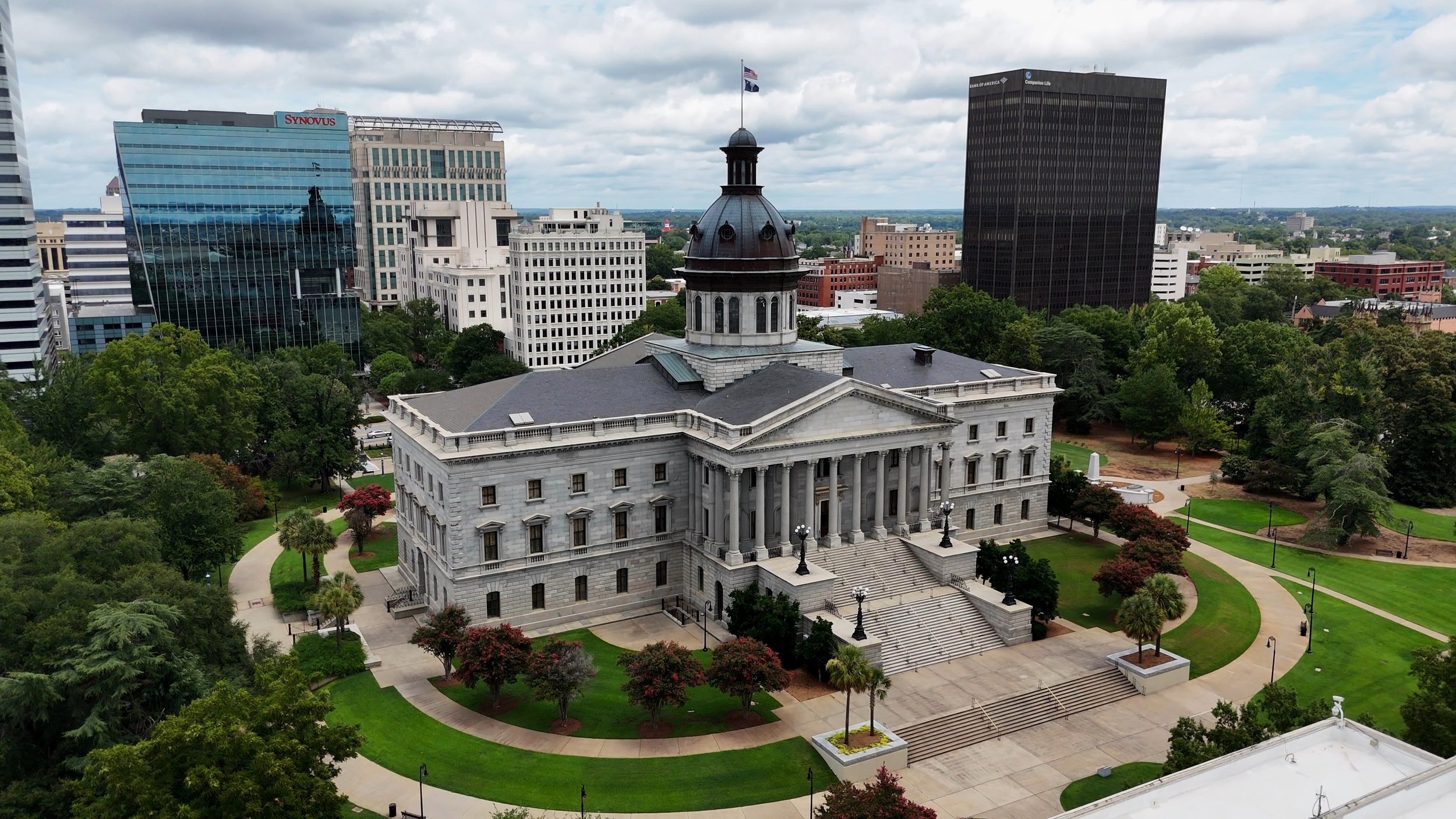 The South Carolina State House in Columbia